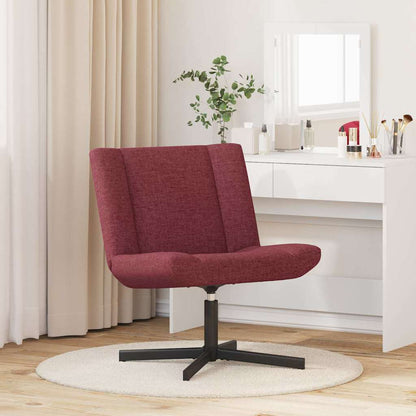 Swivel Chair Wine red 63 x 75 x 76 cm Fabric