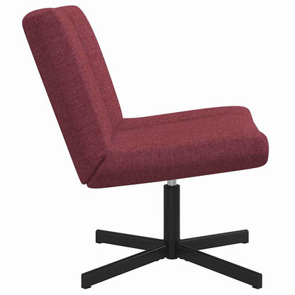 Swivel Chair Wine red 63 x 75 x 76 cm Fabric