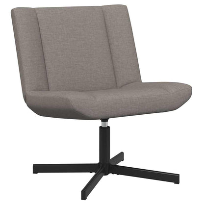 Swivel Chair Taupe 63 x 75 x 76 cm Fabric