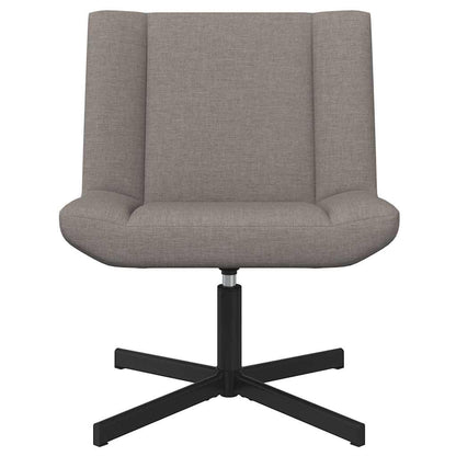 Swivel Chair Taupe 63 x 75 x 76 cm Fabric