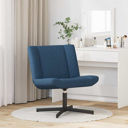 Swivel Chair Blue 63 x 75 x 76 cm Fabric