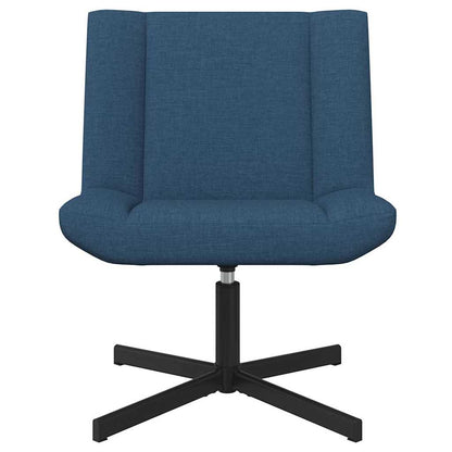 Swivel Chair Blue 63 x 75 x 76 cm Fabric