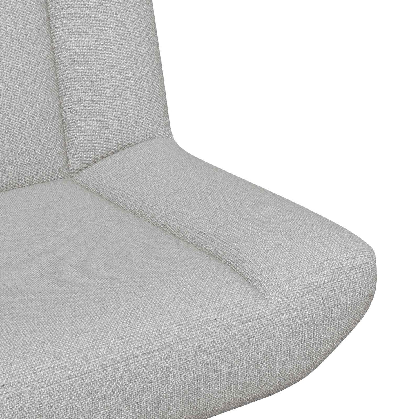 Swivel Chair Cloud Grey 63 x 75 x 76 cm Fabric