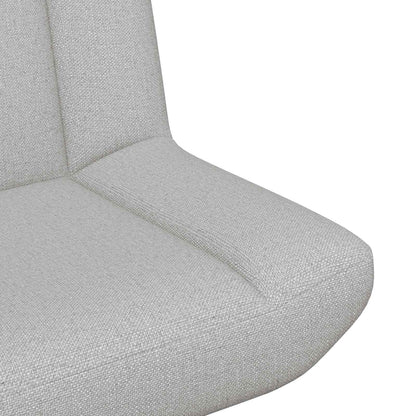 Swivel Chair Cloud Grey 63 x 75 x 76 cm Fabric