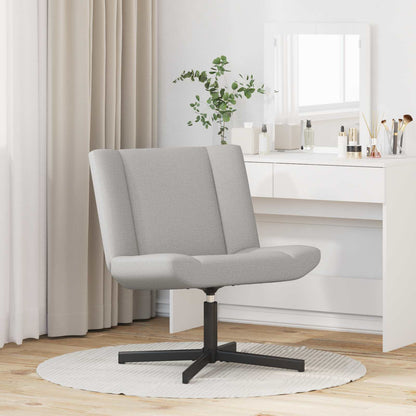 Swivel Chair Cloud Grey 63 x 75 x 76 cm Fabric