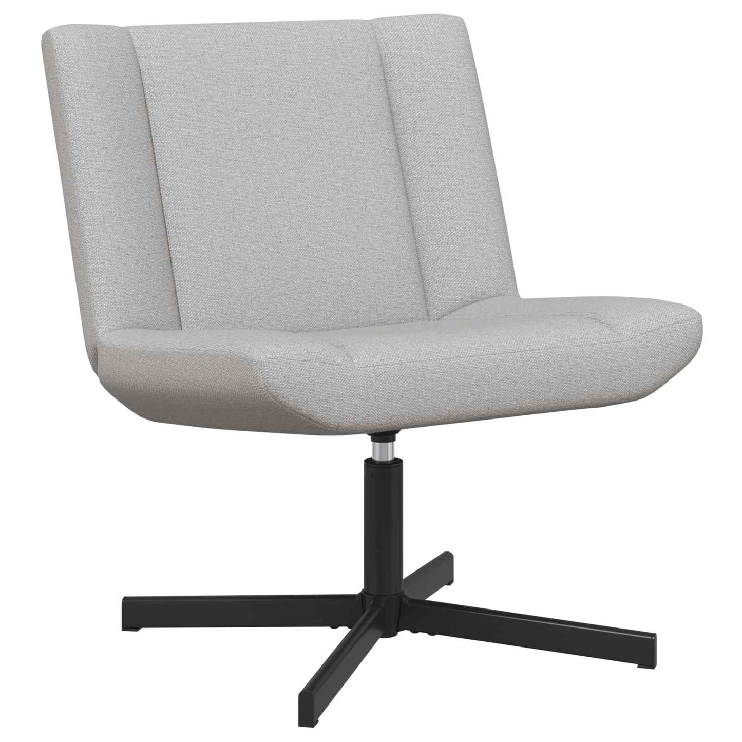 Swivel Chair Cloud Grey 63 x 75 x 76 cm Fabric
