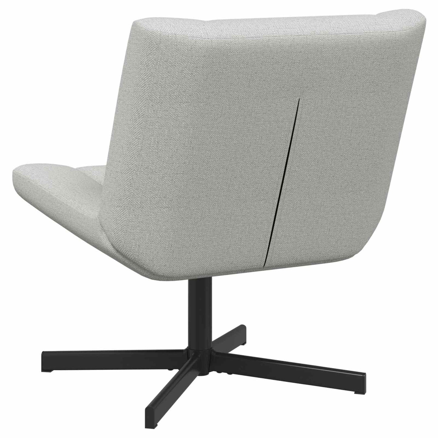 Swivel Chair Cloud Grey 63 x 75 x 76 cm Fabric