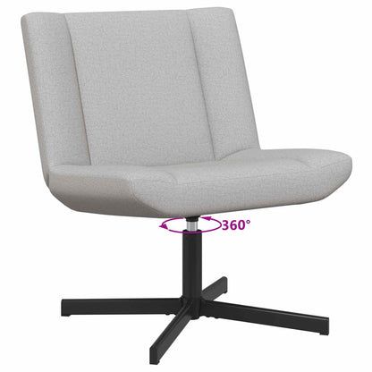 Swivel Chair Cloud Grey 63 x 75 x 76 cm Fabric