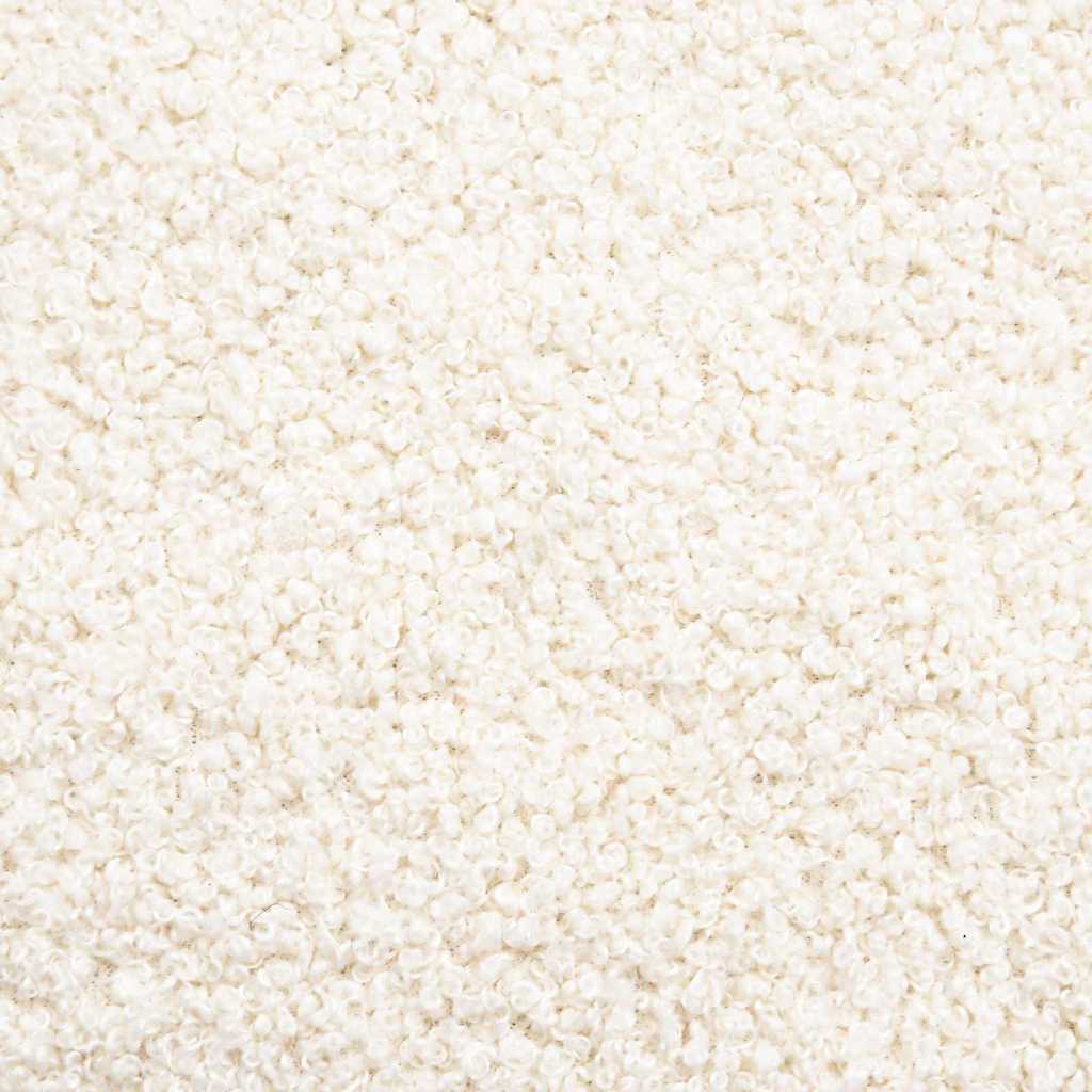 Swivel Chair Cream 63 x 75 x 76 cm Sheepskin