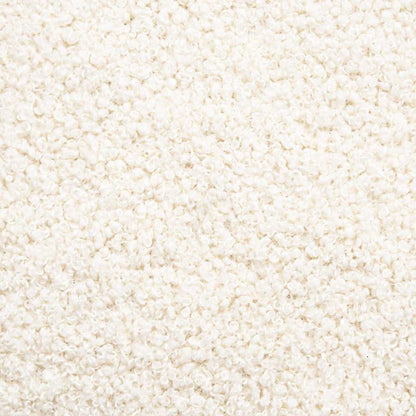 Swivel Chair Cream 63 x 75 x 76 cm Sheepskin