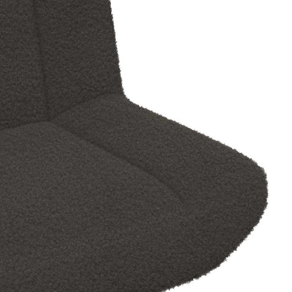 Swivel Chair Dark grey 63 x 75 x 76 cm Fabric