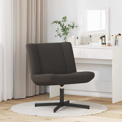 Swivel Chair Dark grey 63 x 75 x 76 cm Fabric