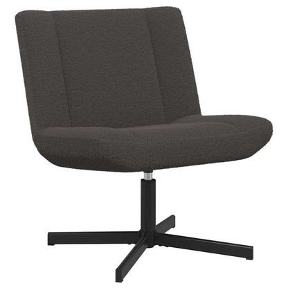 Swivel Chair Dark grey 63 x 75 x 76 cm Fabric