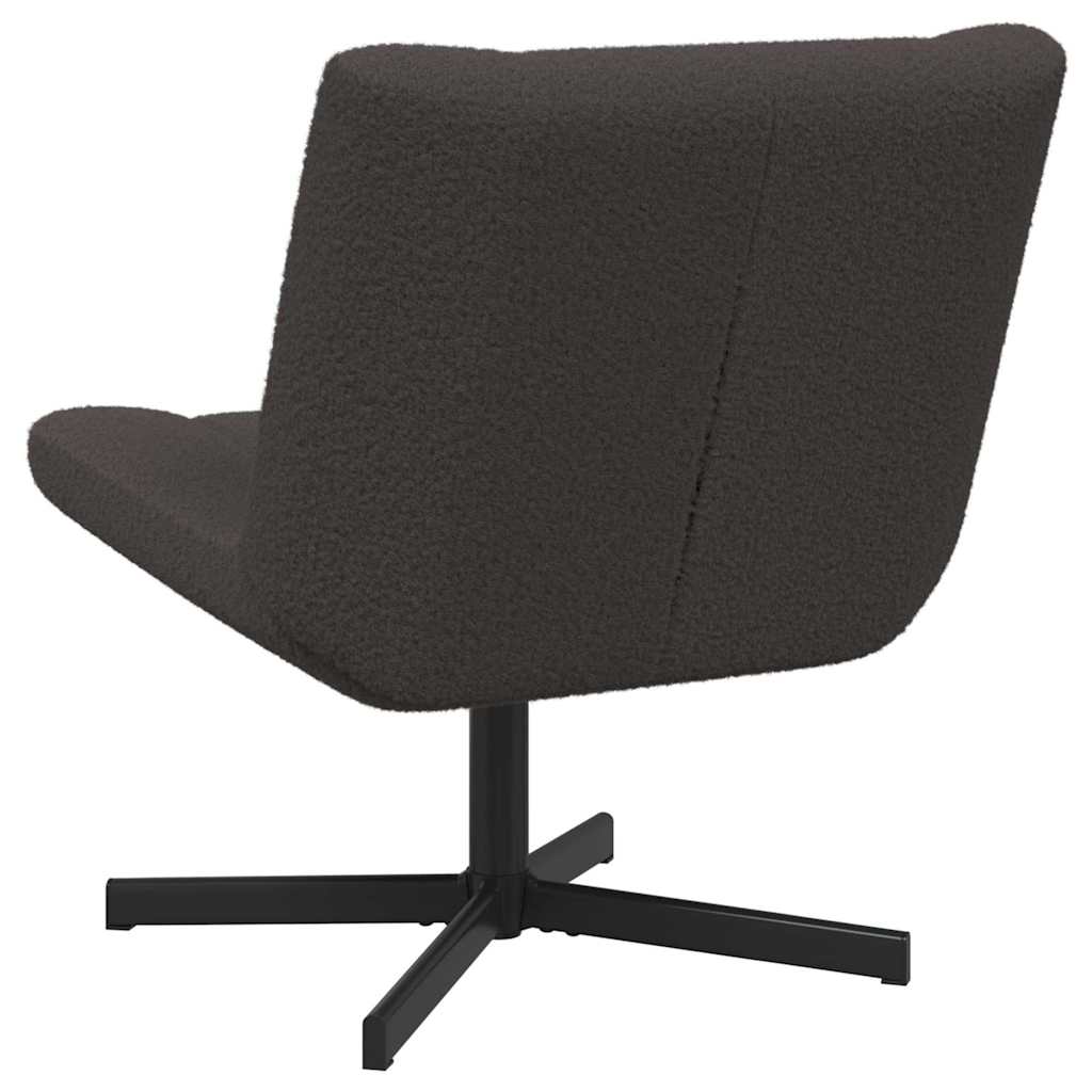 Swivel Chair Dark grey 63 x 75 x 76 cm Fabric