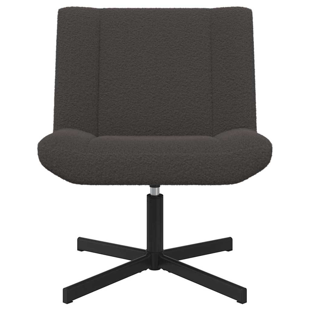 Swivel Chair Dark grey 63 x 75 x 76 cm Fabric