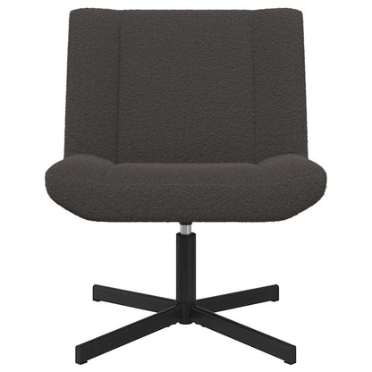 Swivel Chair Dark grey 63 x 75 x 76 cm Fabric
