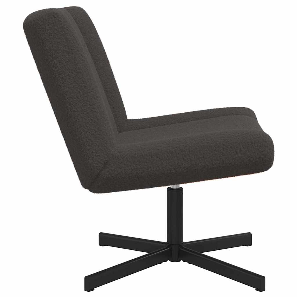 Swivel Chair Dark grey 63 x 75 x 76 cm Fabric