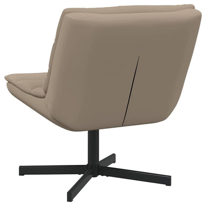 Swivel Chair Cappuccino 63 x 75 x 76 cm PU