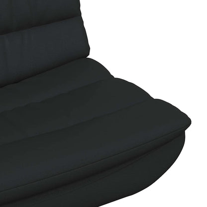 Swivel Chair Black 63 x 75 x 76 cm Shiny PU