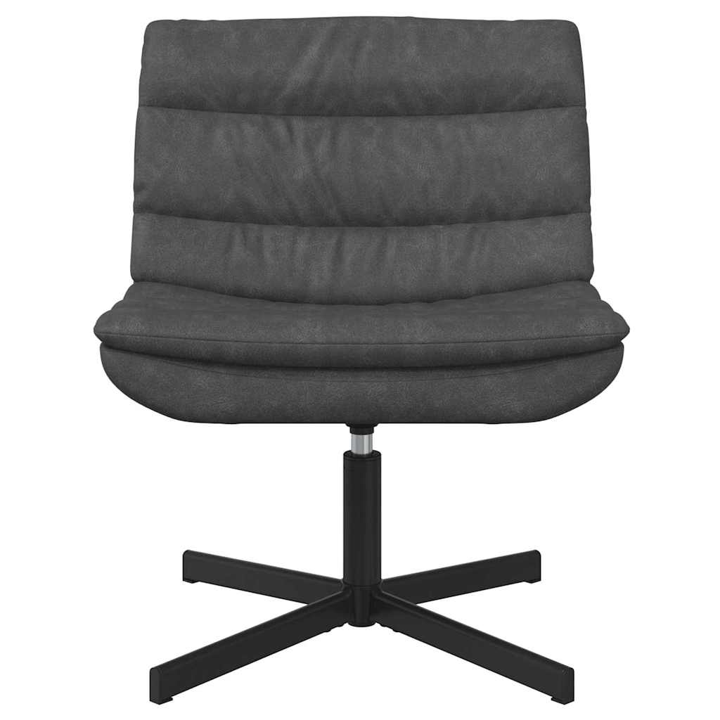 Swivel Chair Black 63 x 75 x 76 cm Antique PU