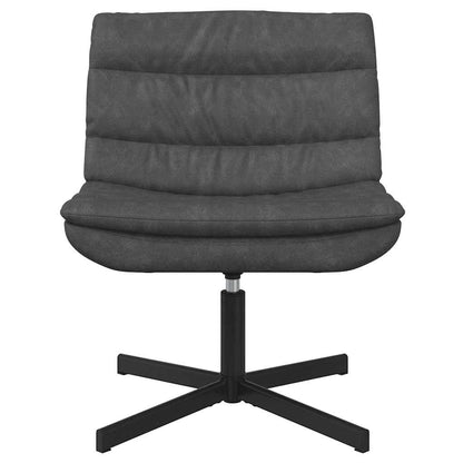 Swivel Chair Black 63 x 75 x 76 cm Antique PU