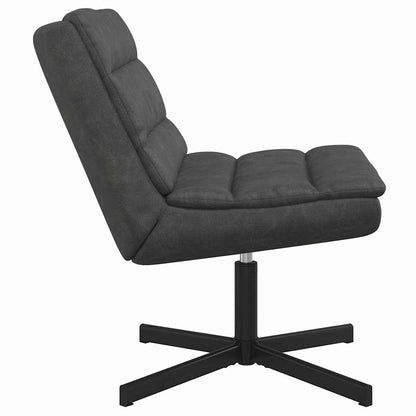 Swivel Chair Black 63 x 75 x 76 cm Antique PU