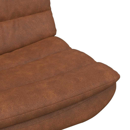 Swivel Chair Brown 63 x 75 x 76 cm Antique PU