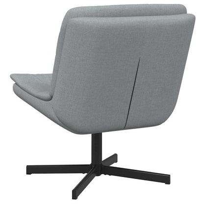 Swivel Chair Light grey 63 x 75 x 76 cm Fabric