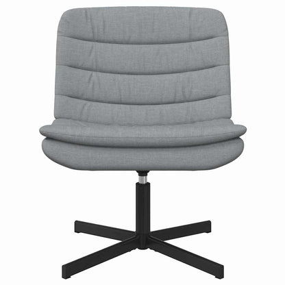 Swivel Chair Light grey 63 x 75 x 76 cm Fabric