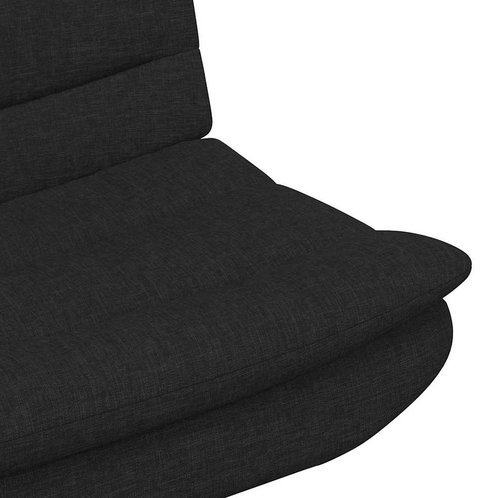 Swivel Chair Black 63 x 75 x 76 cm Fabric