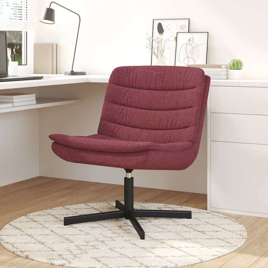 Swivel Chair Wine red 63 x 75 x 76 cm Fabric