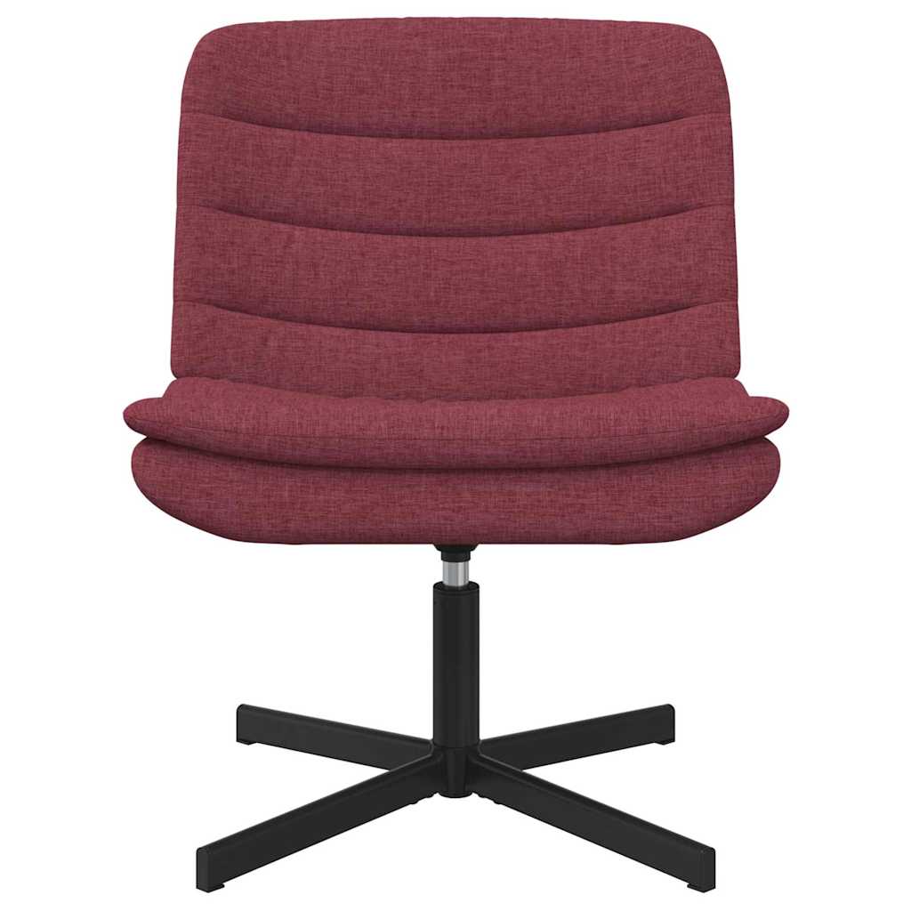 Swivel Chair Wine Red 63 x 75 x 76 cm Fabric