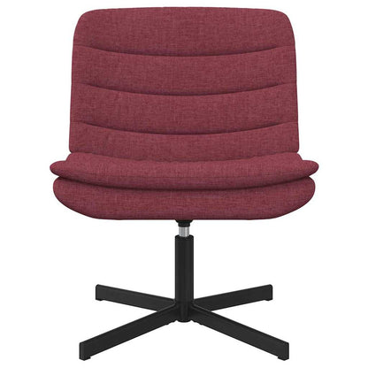 Swivel Chair Wine Red 63 x 75 x 76 cm Fabric