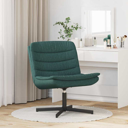 Swivel Chair Dark Green 63 x 75 x 76 cm Fabric