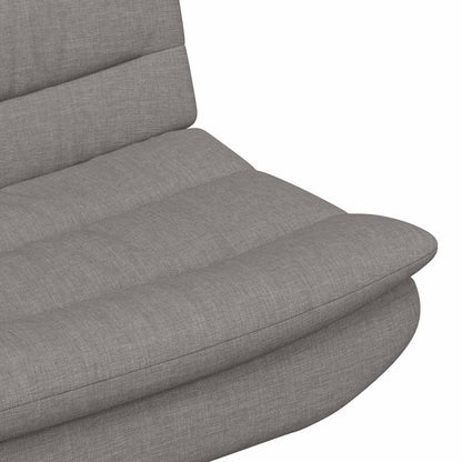 Swivel Chair Taupe 63 x 75 x 76 cm Fabric