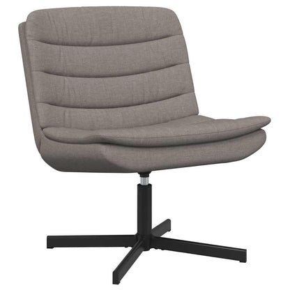 Swivel Chair Taupe 63 x 75 x 76 cm Fabric