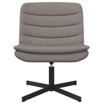 Swivel Chair Taupe 63 x 75 x 76 cm Fabric