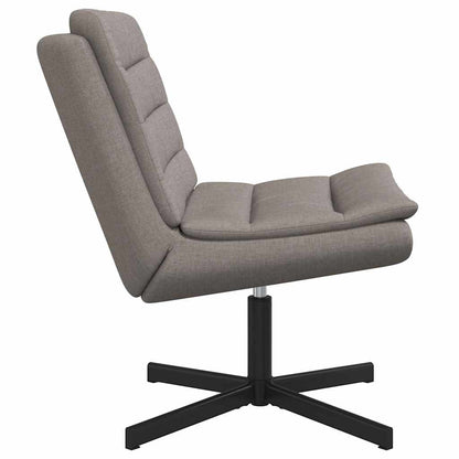 Swivel Chair Taupe 63 x 75 x 76 cm Fabric