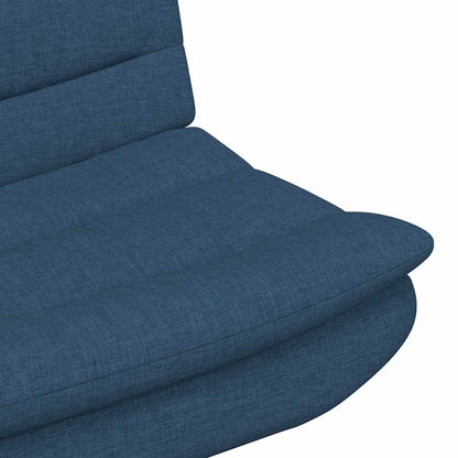 Swivel Chair Blue 63 x 75 x 76 cm Fabric