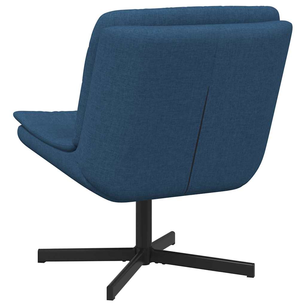 Swivel Chair Blue 63 x 75 x 76 cm Fabric