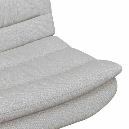 Swivel Chair Cloud Grey 63 x 75 x 76 cm Fabric