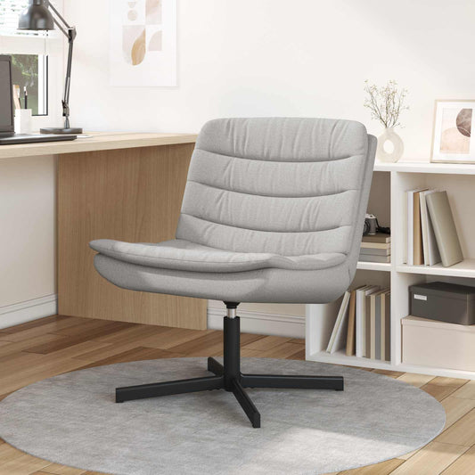 Swivel Chair Cloud Grey 63 x 75 x 76 cm Fabric