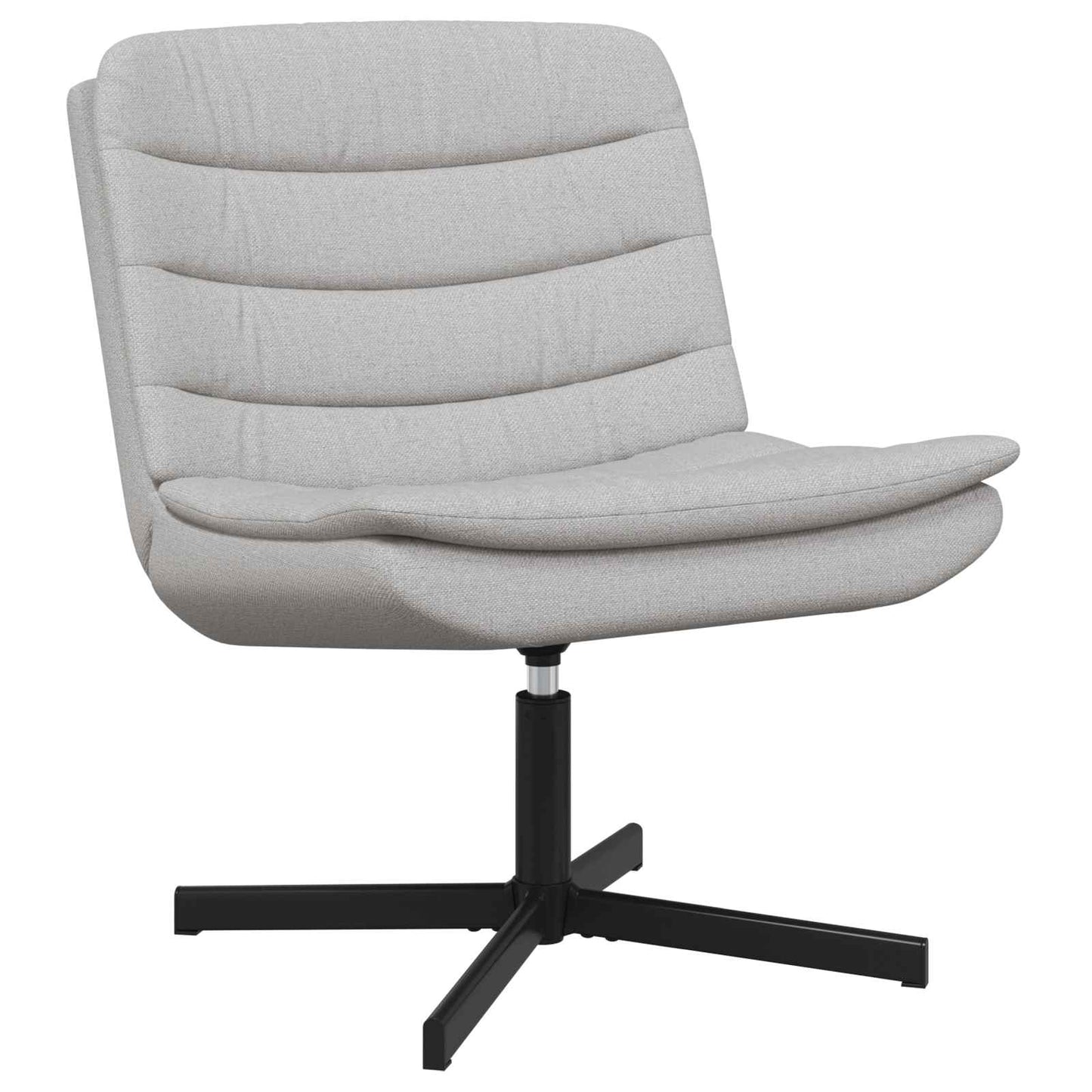 Swivel Chair Cloud Grey 63 x 75 x 76 cm Fabric