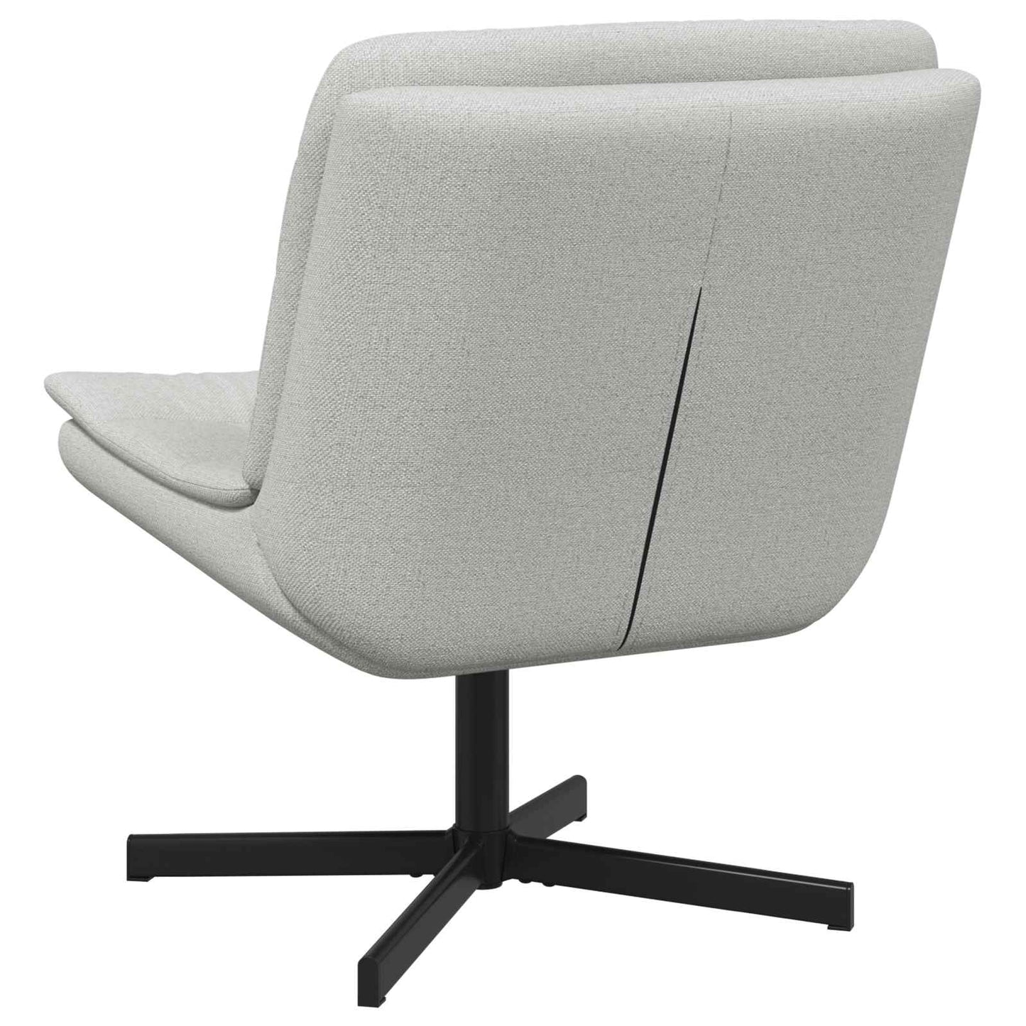 Swivel Chair Cloud Grey 63 x 75 x 76 cm Fabric