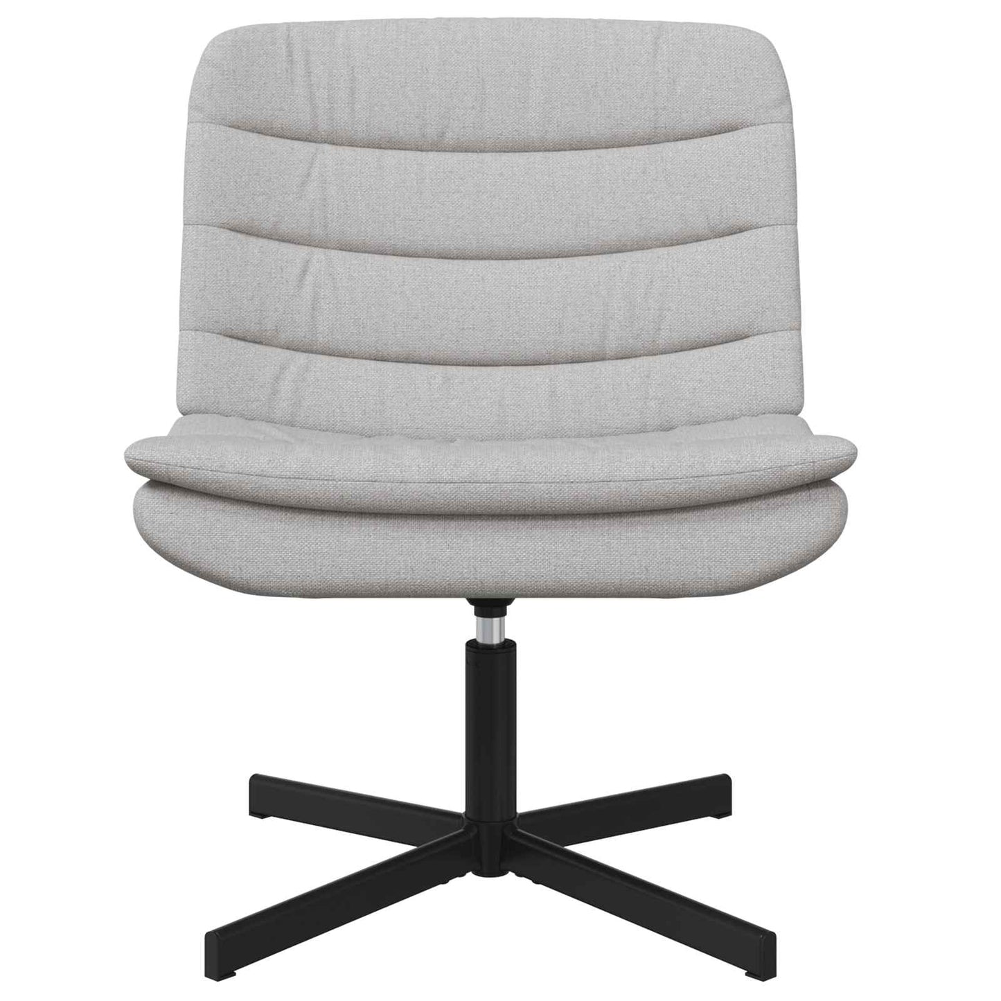 Swivel Chair Cloud Grey 63 x 75 x 76 cm Fabric