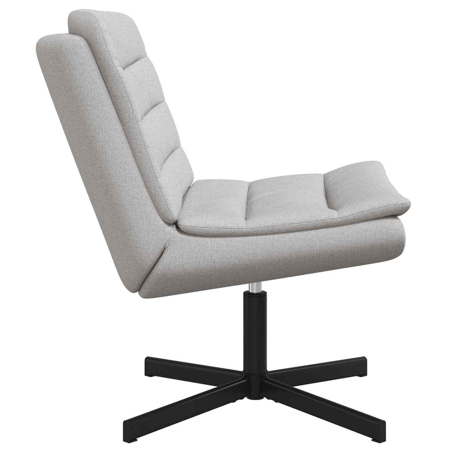 Swivel Chair Cloud Grey 63 x 75 x 76 cm Fabric