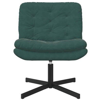 Swivel Relaxing Chair Other Dark green 63 x 75 x 76 cm Velvet