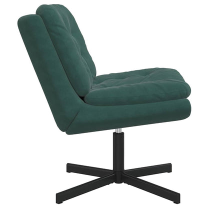 Swivel Relaxing Chair Other Dark green 63 x 75 x 76 cm Velvet