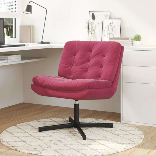 Swivel Relaxing Chair Other Wine red 63 x 75 x 76 cm Velvet