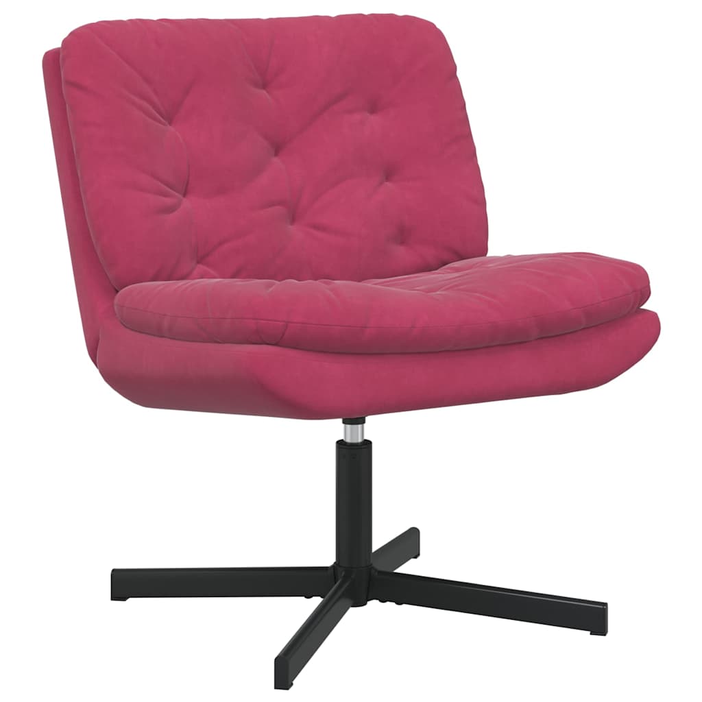 Swivel Relaxing Chair Other Wine red 63 x 75 x 76 cm Velvet